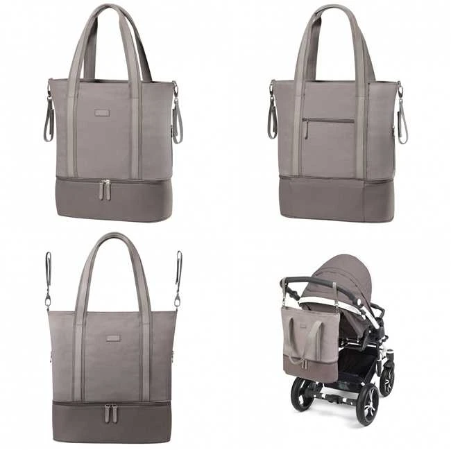 Baby Ono Babyono mamos tašė „COMFORT SUPREME” pilka 1509/02