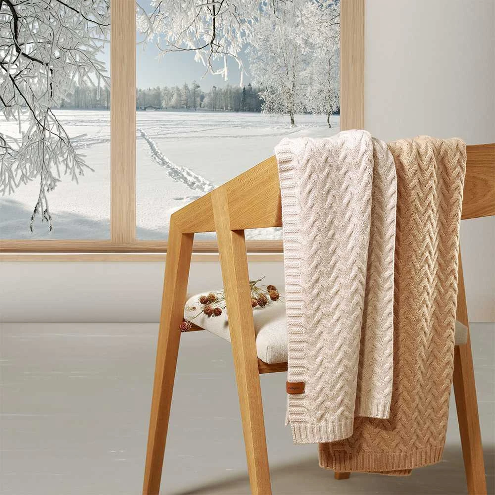 Baby Ono BabyOno pledas merino vilnos tamsiai kreminis 1648/02
