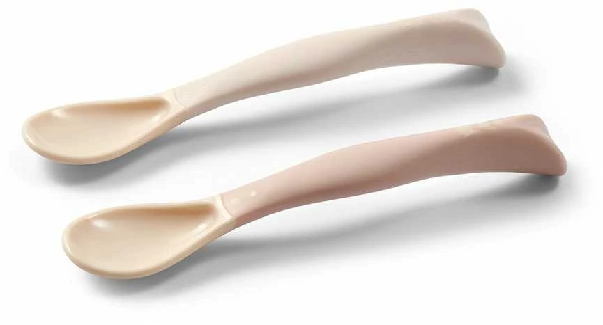 Baby Ono BabyOno šaukšteliai lankstūs 2 vnt kreminė rožinė 1066/06