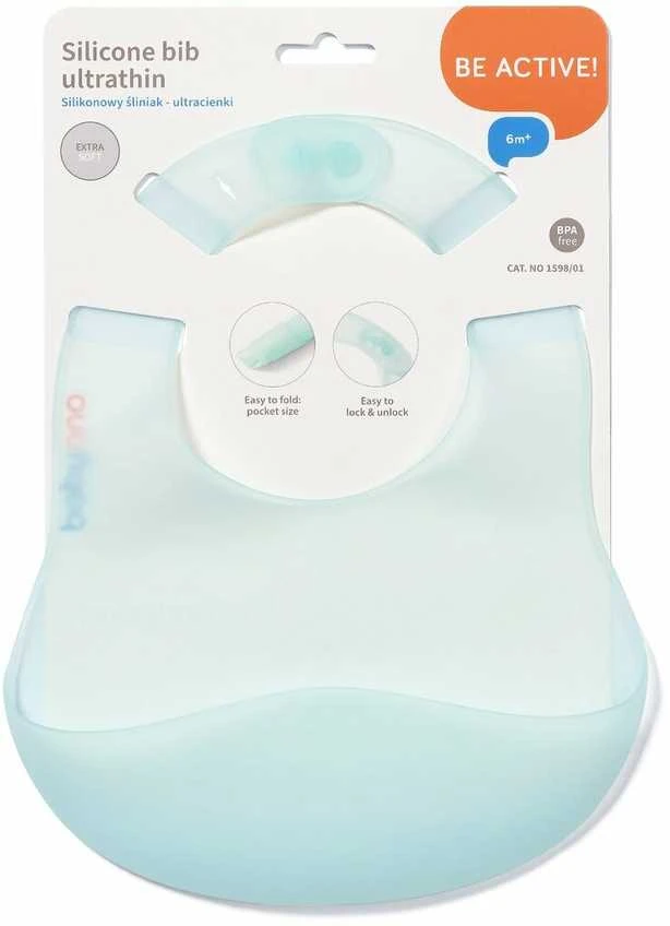 Baby Ono Babyono seilinukas silikoninis ypatingai plonas žalias 1598/01