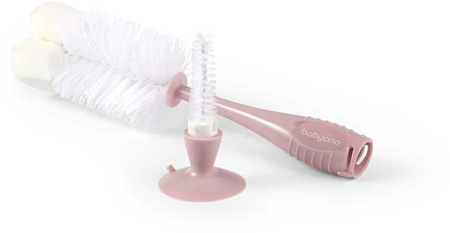 Mam Baby BabyOno šepetys buteliukų ir čiulptukų rožinė 728/06