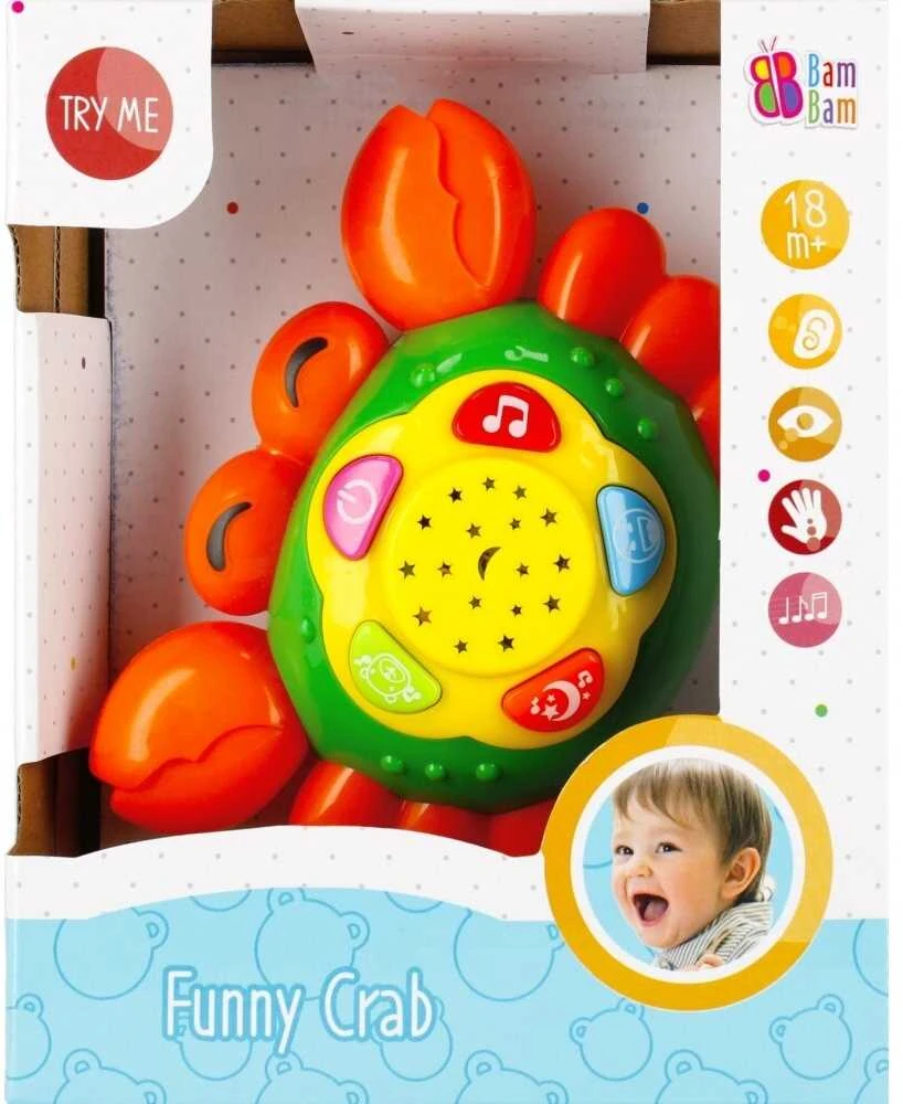 BamBam linksmas krabas su garsais 359912