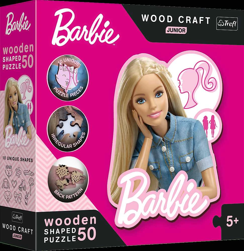Trefl Medinė dėlionė 50 vnt. - Barbie