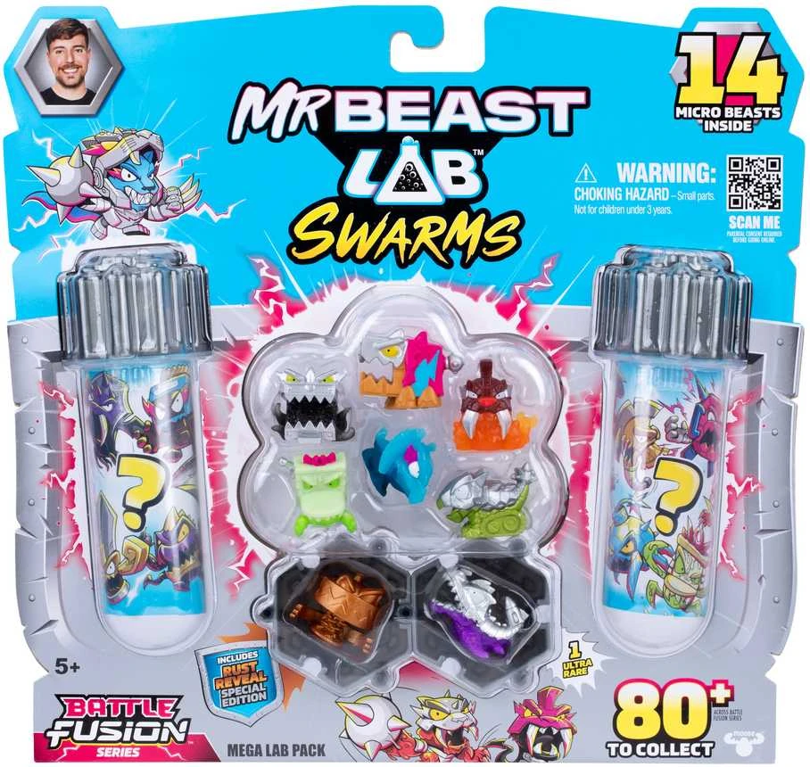 BEAST LAB MR Figūrėlės tūbelėje, 14 vnt., 2,5 cm