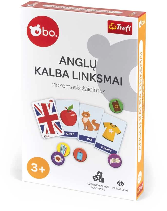 bo. Mokomasis žaidimas „Anglų kalba linksmai“, lietuvių k.