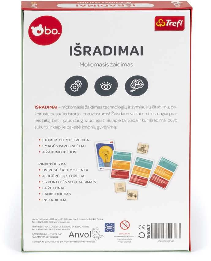 bo. Mokomasis žaidimas „Išradimai“, lietuvių k.