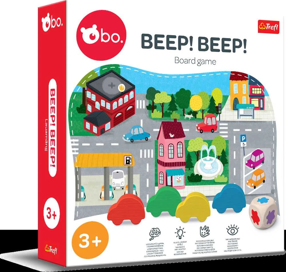 bo. Žaidimas "Beep! Beep!"