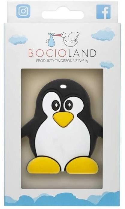 Bocioland silikoninis kramtukas, pingvinas, BOC0512