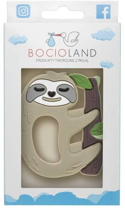 Bocioland silikoninis kramtukas, tinginys, BOC0510