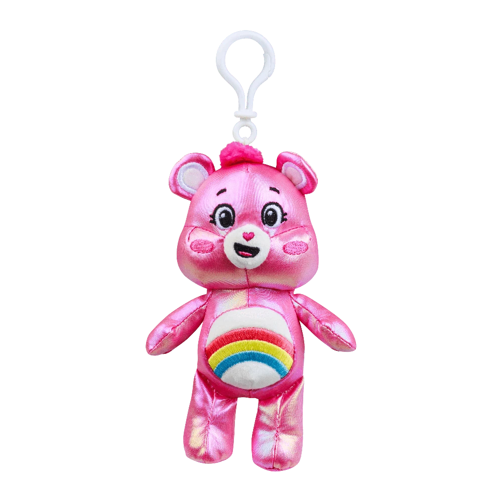 CARE BEARS Prisegamas pliušinis herojus kapsulėje, 15 cm