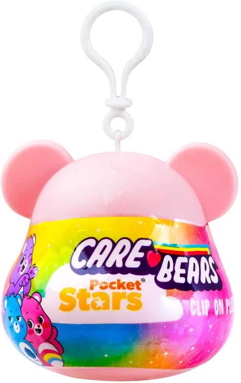 CARE BEARS Prisegamas pliušinis herojus kapsulėje, 15 cm