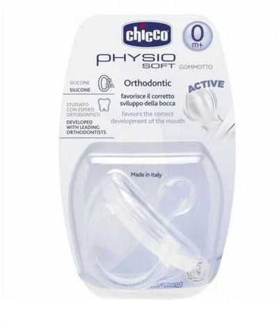Chicco CHI Silikoninis čiulptukas PHYSIO SOFT, 0-6 mėn.+