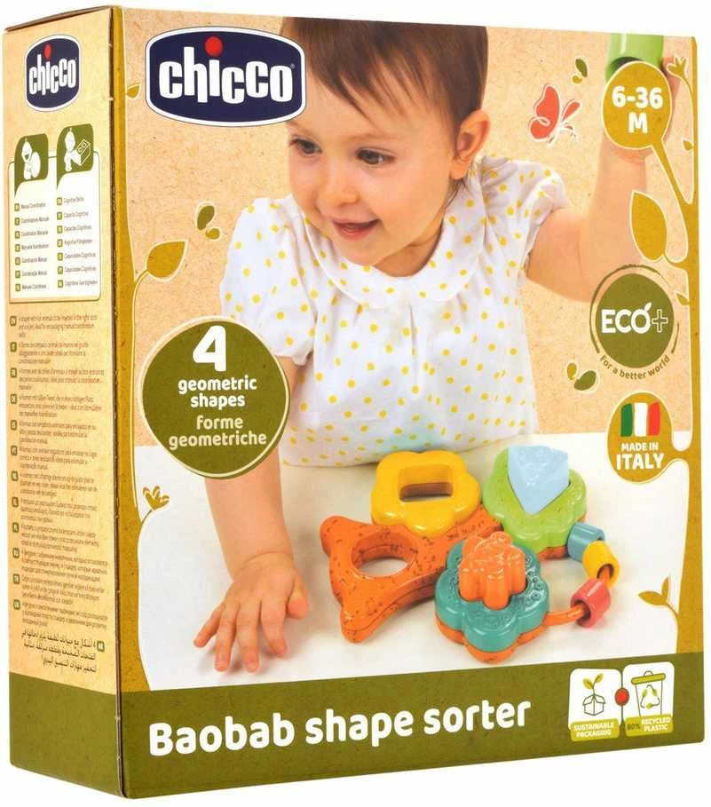 CHICCO Formelių rūšiavimo žaislas „Baobabas“