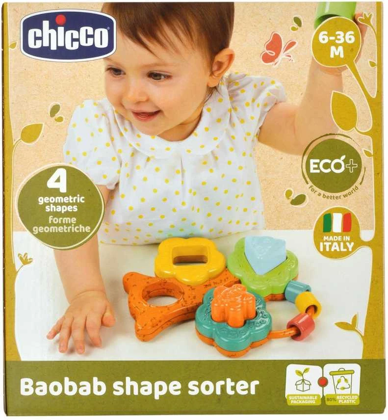 CHICCO Formelių rūšiavimo žaislas „Baobabas“