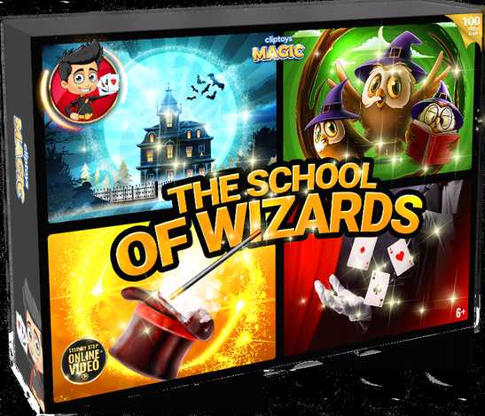 CLIPTOYS MAGIC Rinkinys "Burtininkų mokykla"