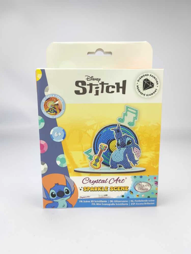 CRAFT BUDDY DISNEY STITCH CRYSTAL ART Rinkinys „Muzikantas Stičas“