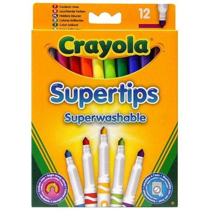 Crayola, Inc. 12 SUPER PATARIMAI PLAUNAMAS MARKER