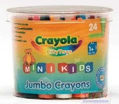 Crayola, Inc. Crayola Mini Kids - 24 dideli pieštukai, 24 vnt.
