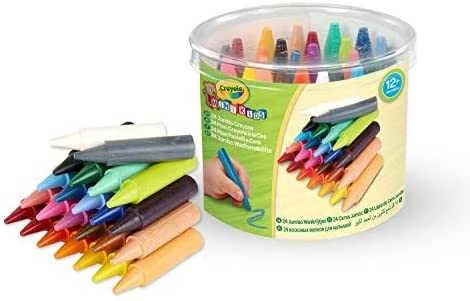 Crayola, Inc. Crayola Mini Kids - 24 dideli pieštukai, 24 vnt.