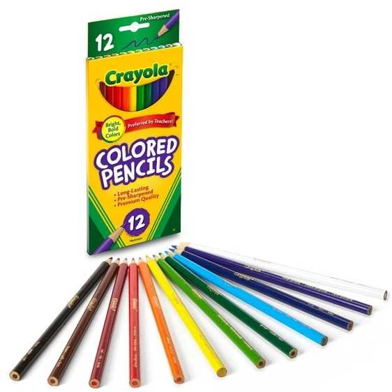 Crayola, Inc. Crayola Spalvoti pieštukai (12 vnt.)