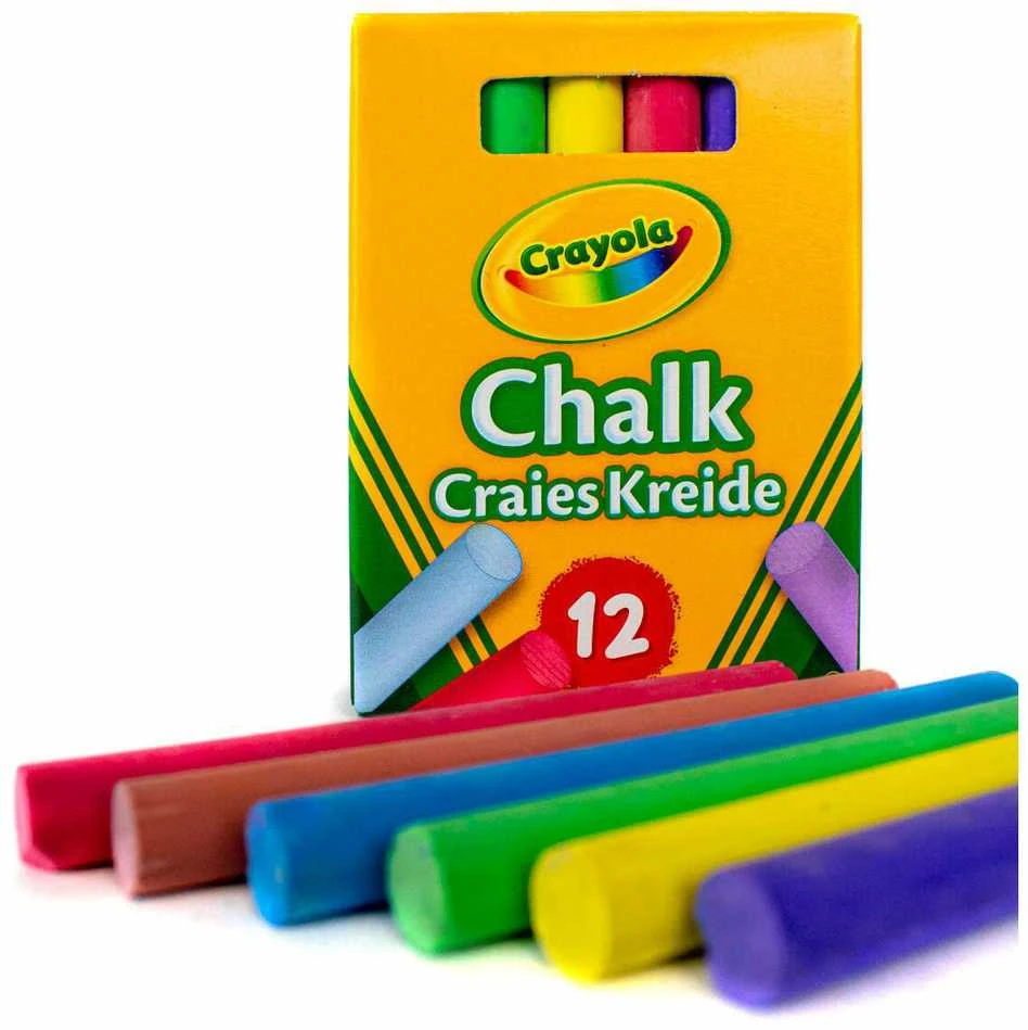 Crayola, Inc. Crayola 12 coloured chalk Daugybė 12 vnt
