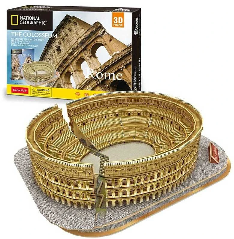 CUBICFUN 3D dėlionė iš serijos „National Geographic“ - „Koliziejus“