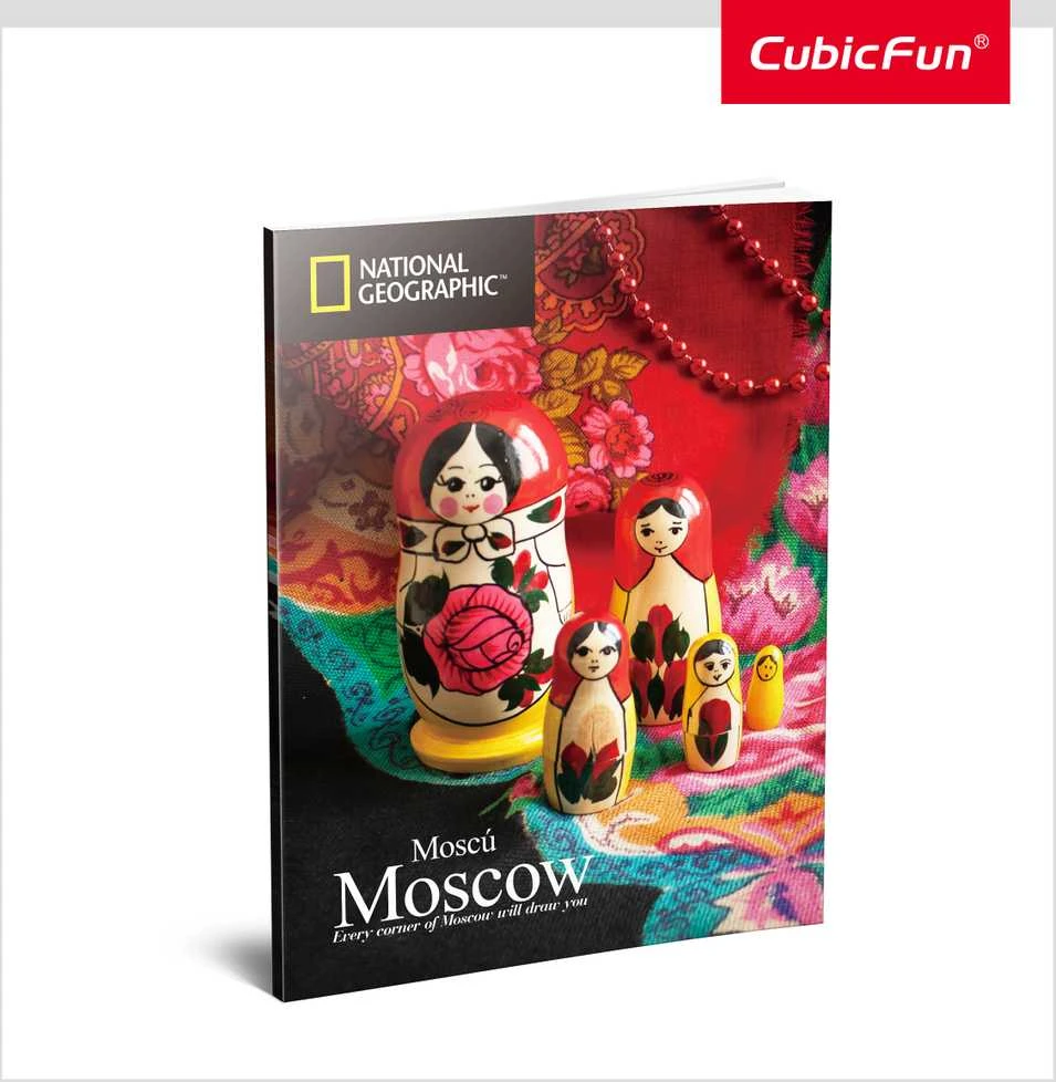 CUBICFUN 3D dėlionė „NatGeo: Šv. Bazilijaus katedra“