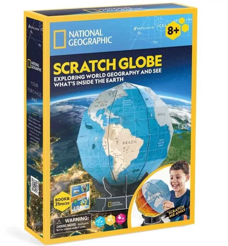 CubicFun 3D Delionė National Geographic Globus