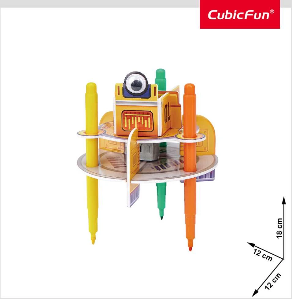 CubicFun CUBIC FUN National Geographic 3D-palapeli "Piešiantis Robotas"