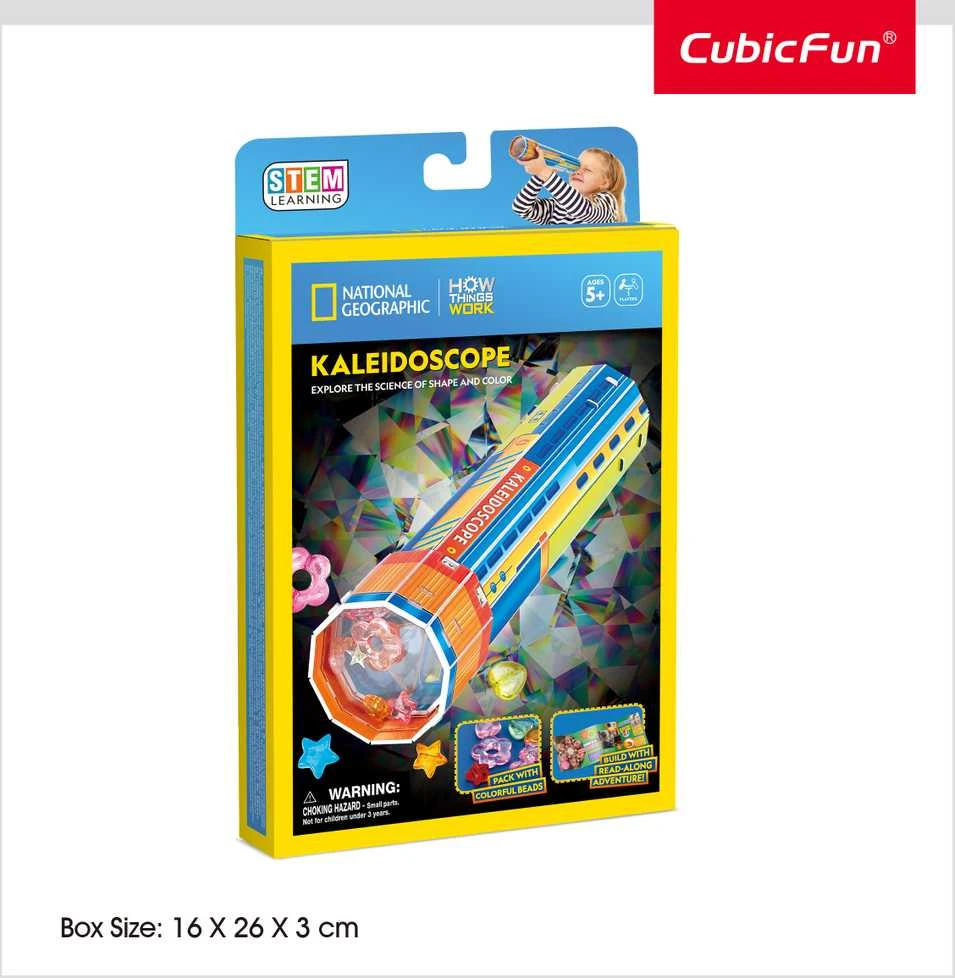 CubicFun CUBIC FUN National Geographic 3D dėlionė „Kaleidoskopas“