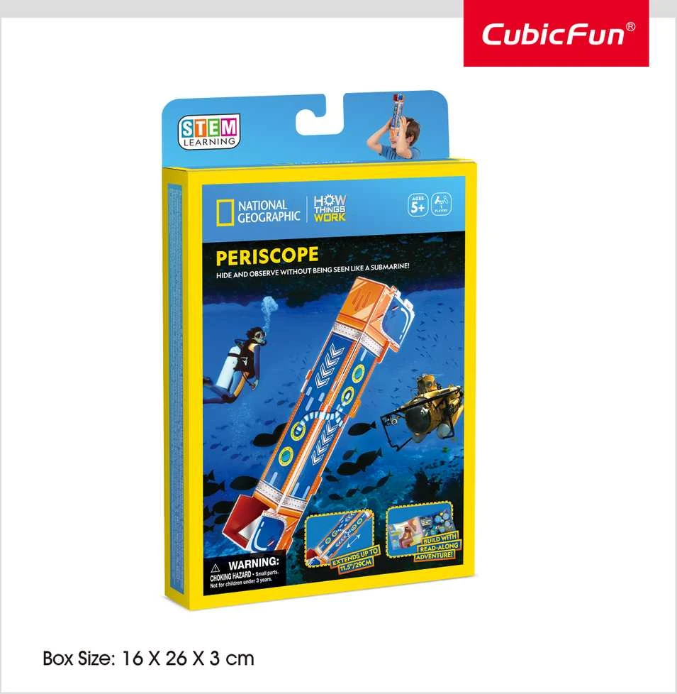Dėlionė CubicFun CUBIC FUN National Geographic 3D palapinė „Periskopas“