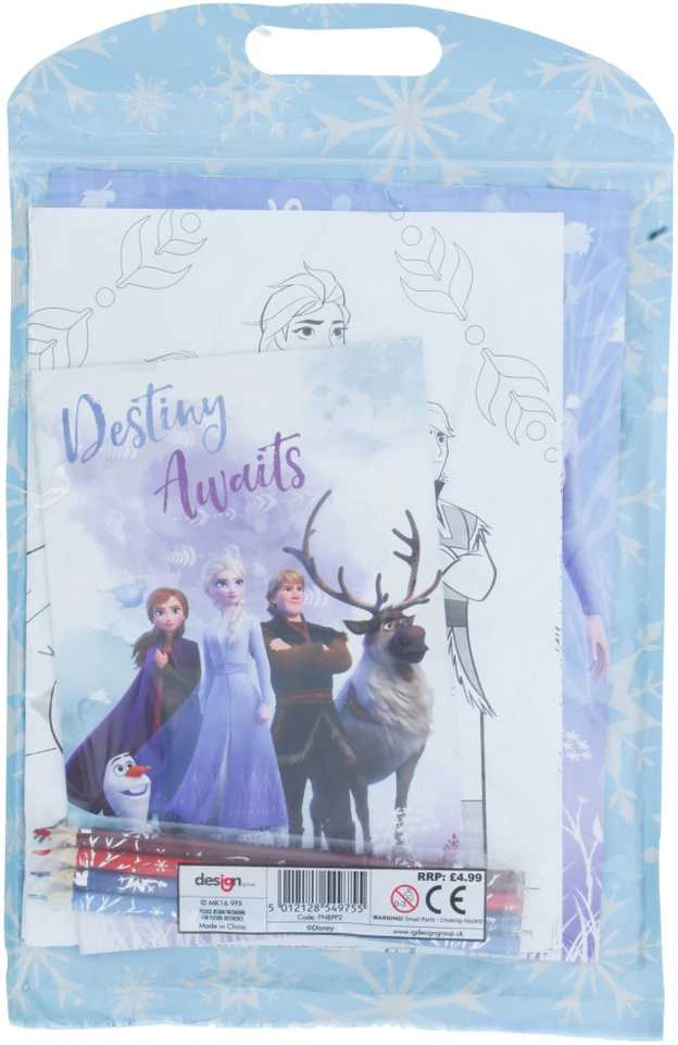 Disney Frozen 2 spalvinimo knygutė su pieštukais, BUMPER PLAY PACK