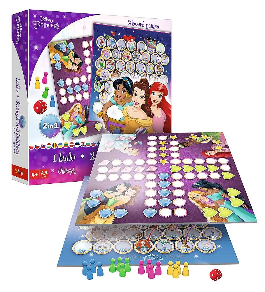 Disney Princess TREFL Stalo žaidimas 2 in 1 „Princesės“