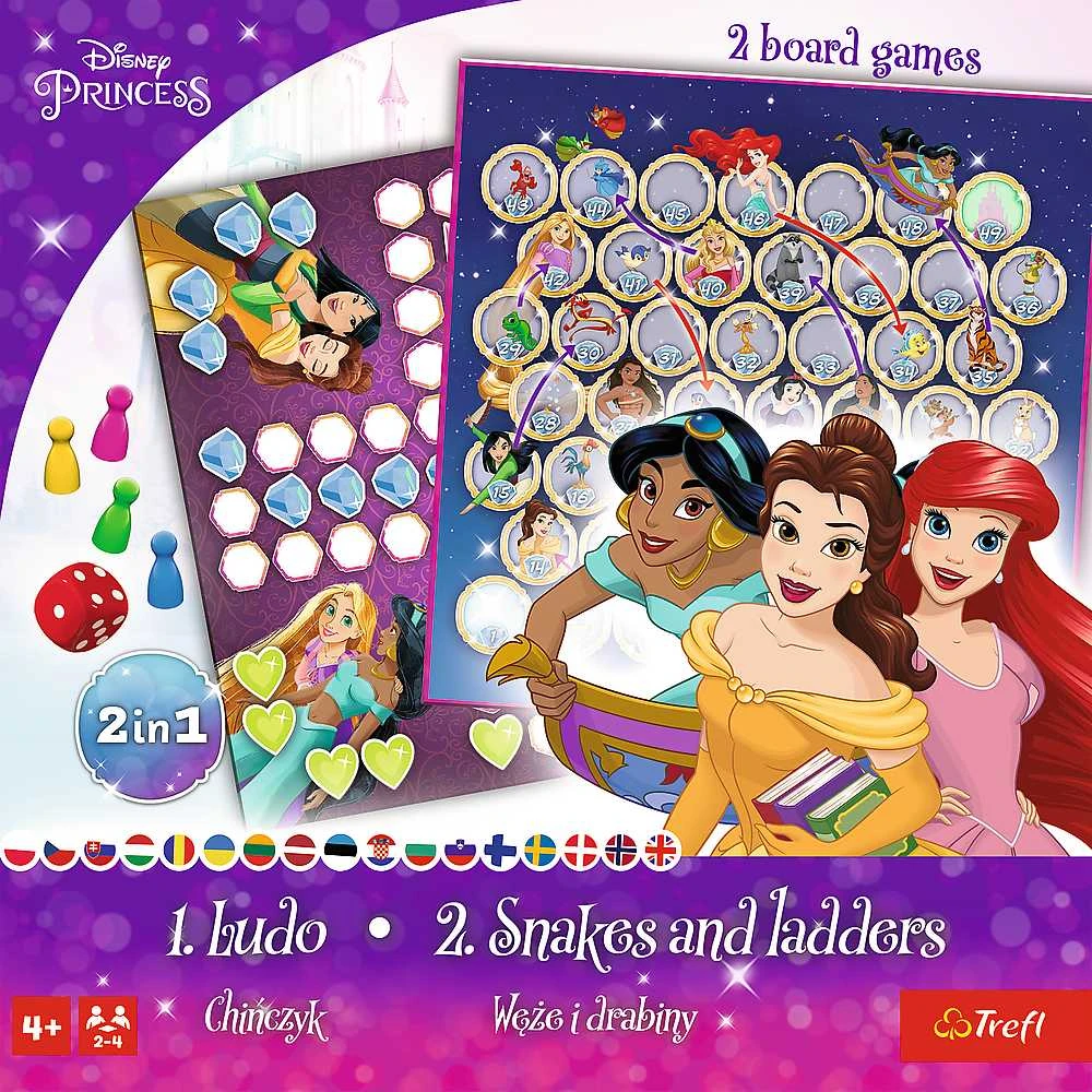 Disney Princess TREFL Stalo žaidimas 2 in 1 „Princesės“