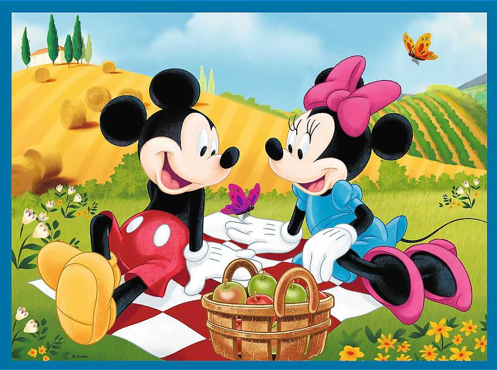 TREFL DISNEY „Peliukas Mikis" 30+ 48+ 24 memo kortelės dėlionė-žaidimas