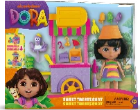 DORA THE EXPLORER Rinkinys „Saldumynų vežimėlis“