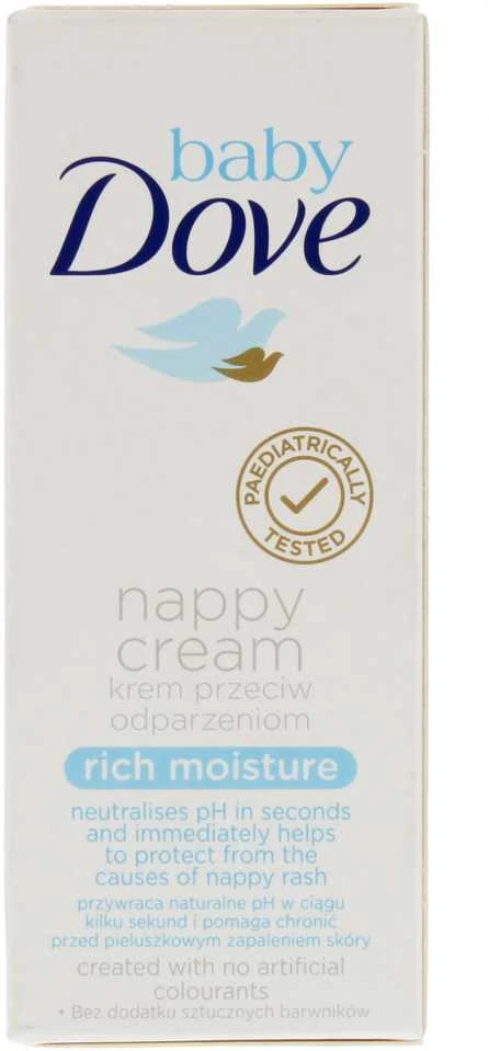 Dove BABY kremas nuo iššutimų 45 g., NAPPY CREAM RICH MOISTURE