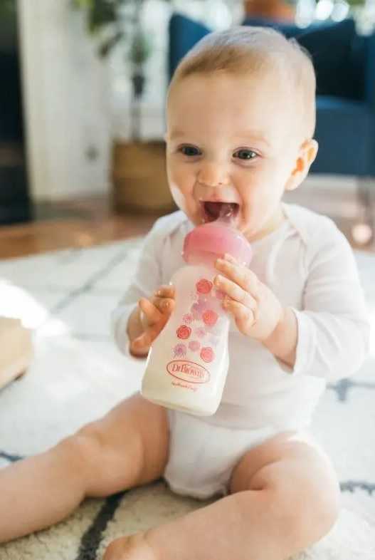 Dr. Brown's kūdikių buteliukas PP rožinis 240ml 1vnt