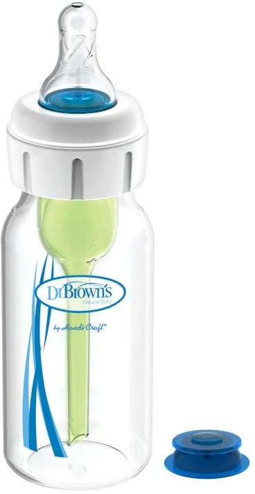DR. BROWN'S buteliukas siauru kakleliu su spec. paskirties vožtuvu, 120ml