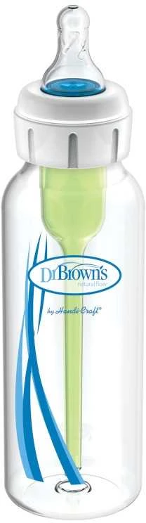DR. BROWN'S buteliukas siauru kakleliu su spec. paskirties vožtuvu, 250ml