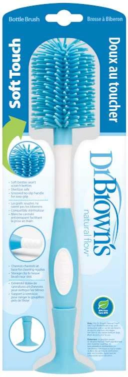 DR. BROWN'S šepetys buteliukų ir žindukų plovimui, be kempinės