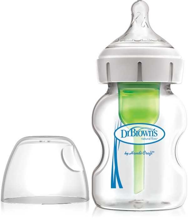 Dr. Browns Crystal Wide Mouth Bottle buteliukas 150 ml