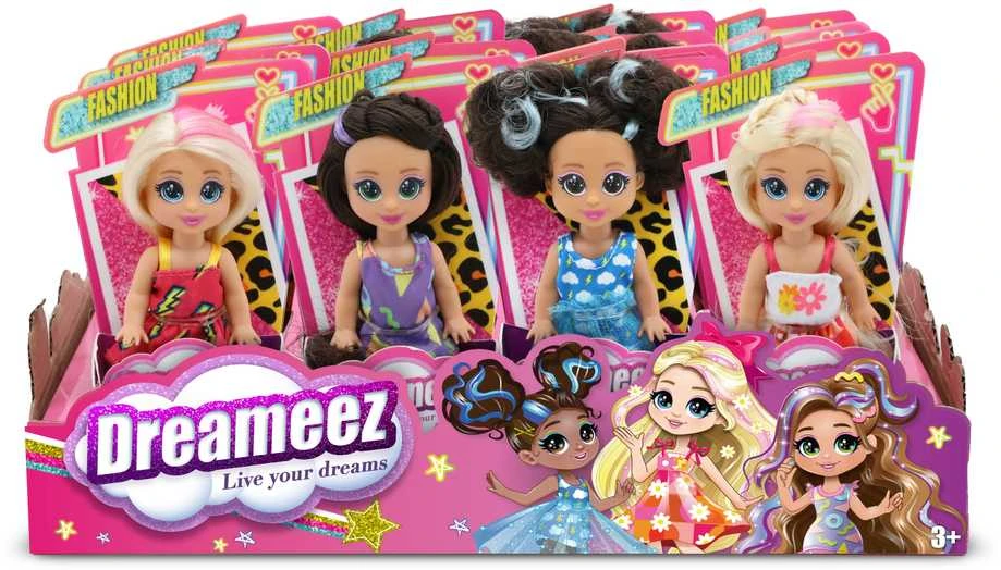 DREAMEEZ FUNVILLE Stilingoji lėlytė mini