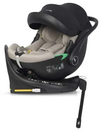 Pasisukanti autokėdutė su isofix baze Easy go Buz Pro I-size 0-13, Taupe
