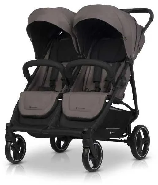 Vežimėlis dvynukams Euro-cart Doblo, Taupe