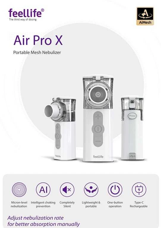 Feellife nešiojamas inhaliatorius Air Pro X