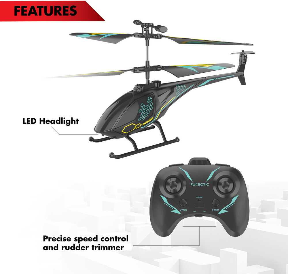 FLYBOTIC SILVERLIT RC sraigtasparnis AIR MAMBA