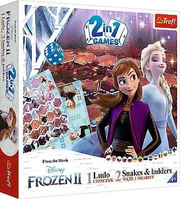 Trefl Stalo žaidimas "2 in 1 Frozen II"