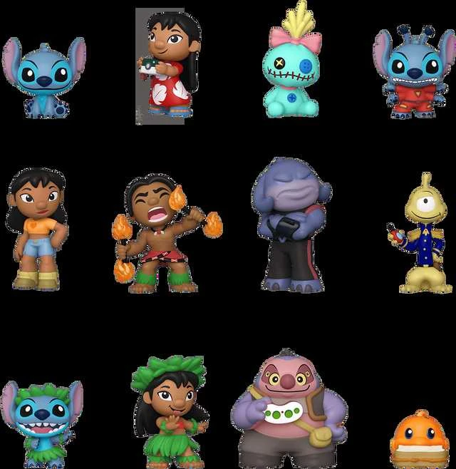 FUNKO Mystery Minis: Lilo ir Stitch, 7,6 cm