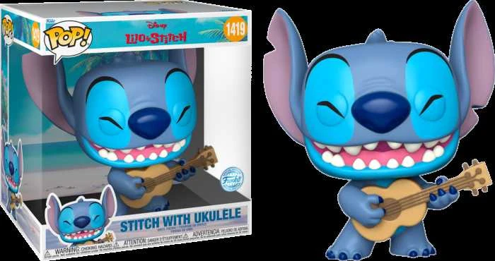 FUNKO POP! Vinilinė figūrėlė: Disney - Stitch su ukulele, 25 cm